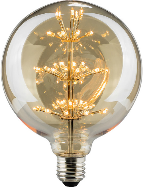 예도 LED 에디슨 볼구 눈꽃 램프 2W SF-G125, 전구색, 1개