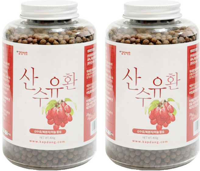갑당약초 산수유환 병타입, 2개, 400g
