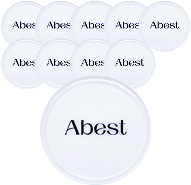 아베스트 원형 논슬립 패드 6cm, 10개, 투명