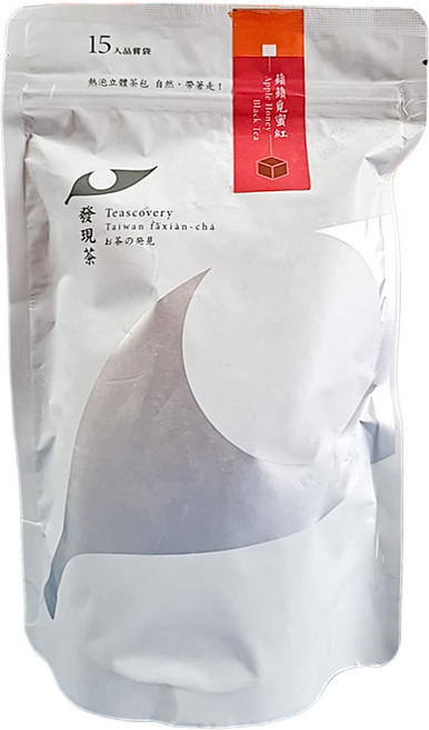 Teascovery 發現茶 熱泡立體茶包 品嘗袋 蘋蘋覓蜜紅, 11g, 15包, 1袋