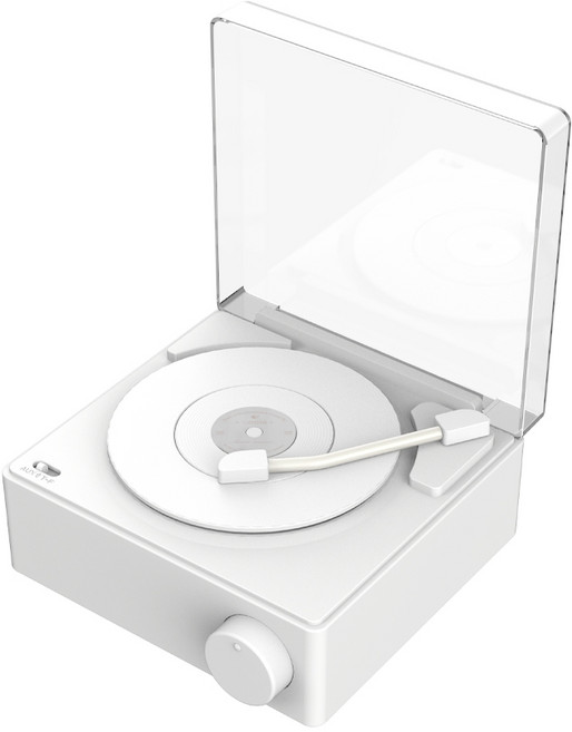 부이 턴테이블 블루투스 스피커 booie-x11, booie-x11-WH, WHITE