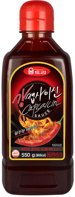 움트리 강캡사이신 액상소스, 550g, 1개