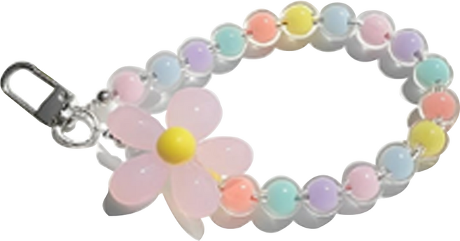 다온셀렉트 휴대폰 고리 손목 스트랩, 핑크, 1개