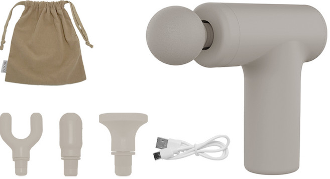 부이 컬러 마사지건, B4MG-10M, GRAY