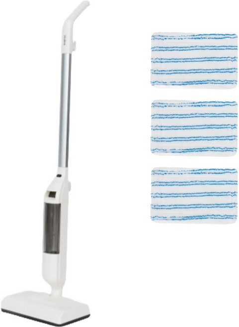 자일렉 스팀 청소기 ZL-242S + 스팀패드 3장, 화이트