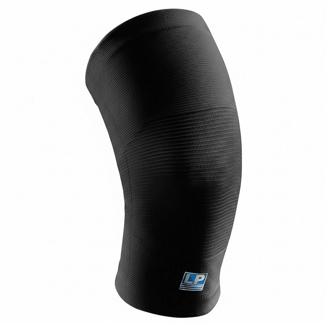 LP SUPPORT 高伸縮型膝護套 647R1 黑色, 1個