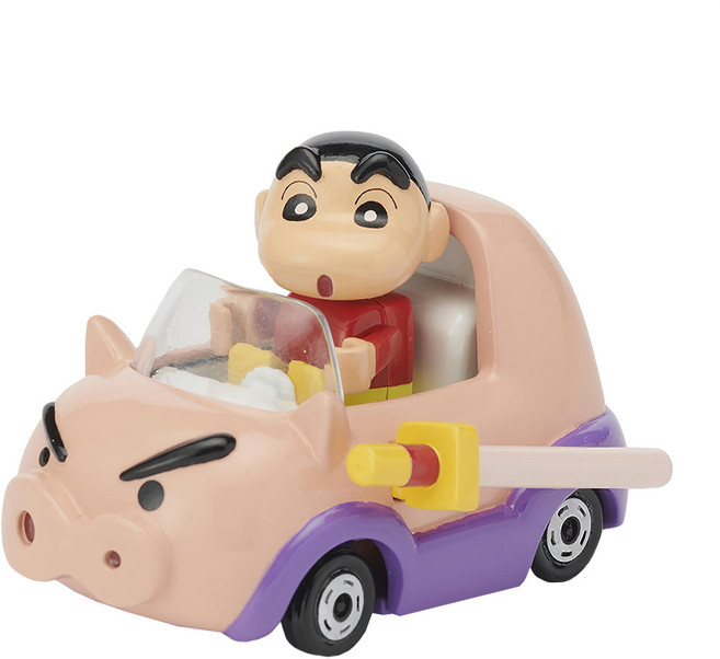 TOMICA 騎乘系列 R06蠟筆小新 模型車, 1個, 多色