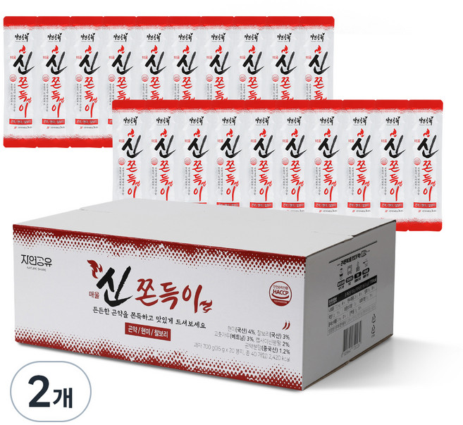 자연공유 매울신 쫀득이, 700g, 2개