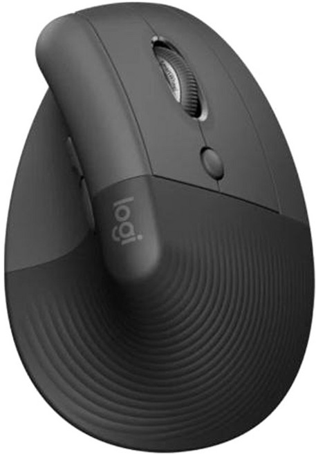 logitech 羅技 lift 商用版 人體工學垂直滑鼠, 1入, 石墨灰, MR0094