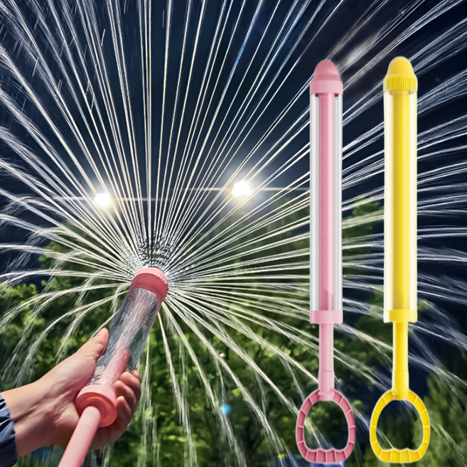 하이제이비 물꽃놀이 워터밤 분수물총 2종 세트, 옐로우, 핑크, 1세트