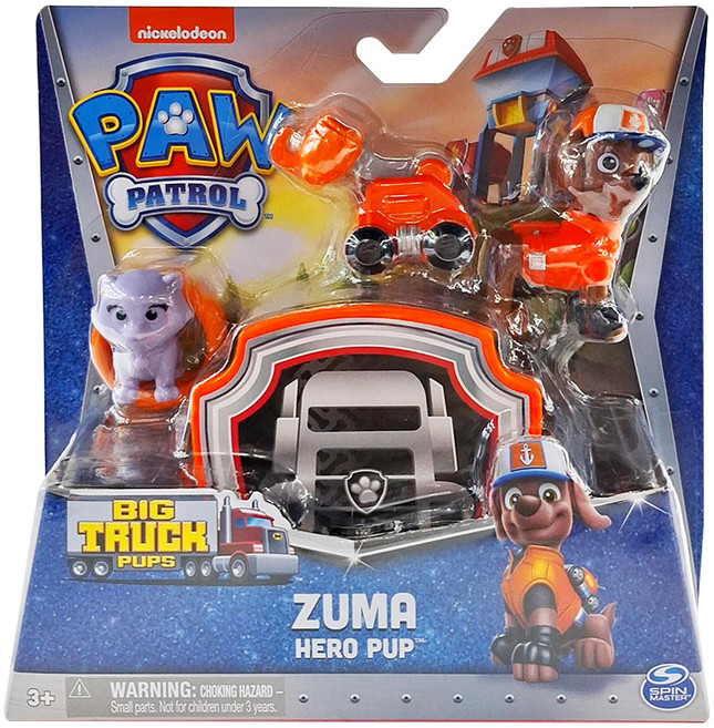 SPIN MASTER 汪汪隊立大功 狗狗大卡車隊系列 動物玩偶組 路馬 + 小貓玩偶 3歲以上, 1組