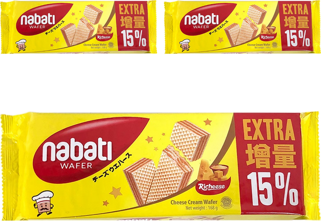 nabati 起司威化餅, 168g, 3包