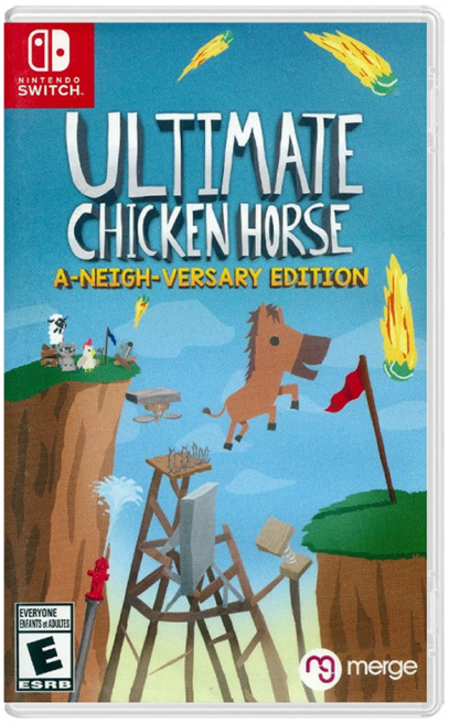 Nintendo 任天堂 SWITCH 超級雞馬 鄰居版 中英日文美版 Ultimate Chicken Horse A-Neigh-Versary Edition, 1片