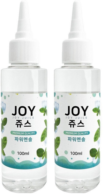 아로마조이 조이쥬스 슬라임 향료 100ml, 2개, 파워멘솔