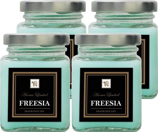 You Can Buy 室內香氛擴香膏, 120g, 4罐, 小蒼蘭