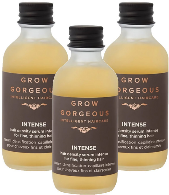 GROW GORGEOUS Hair Density Serum Intense 強效濃密養髮精華, 60ml, 3件