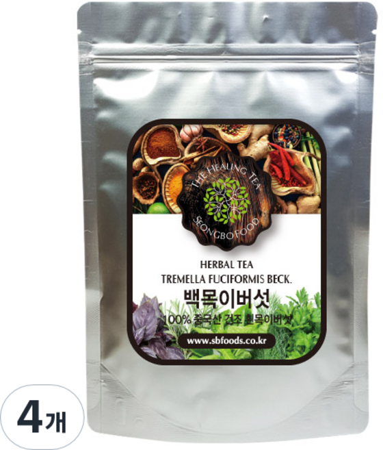 成寶食品 白木耳, 100g, 4個