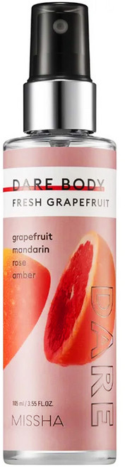 MISSHA 香氛噴霧 FRESH GRAPEFRUIT葡萄柚, 105ml, 1瓶