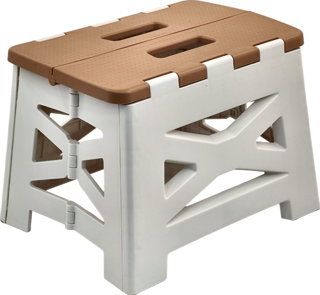 品屋 摺疊凳 小號, 卡其色, 1個