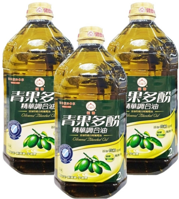 福壽實業 青果多酚精華調合油, 2L, 3瓶