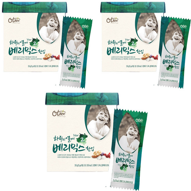 오트리 하루의 열매 베리믹스 Ver2 혼합견과, 250g, 3개