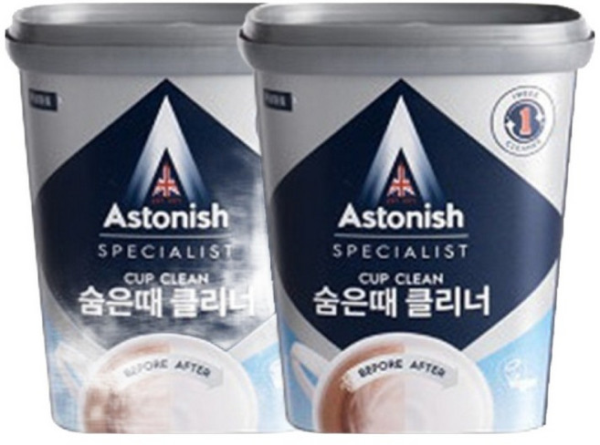 아스토니쉬 뉴 숨은때 클리너, 350g, 2개