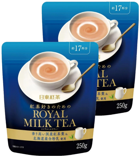 日東紅茶 皇家奶茶粉, 250g, 2包, 1包