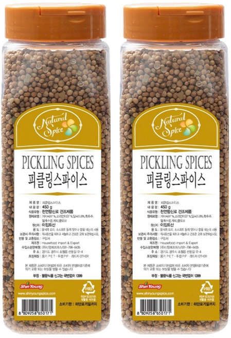 내츄럴스파이스 피클링 스파이스, 450g, 2개