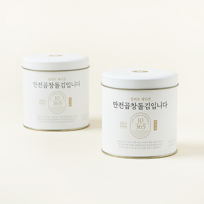 만전김 만전곱창돌김입니다, 22g, 2개