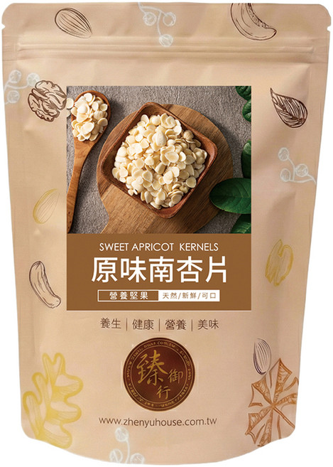 臻御行 原味南杏片, 1個, 300g