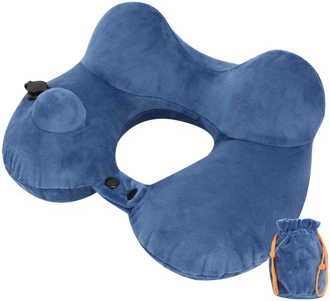 Tamsaa 便攜式充氣頸枕+收納袋