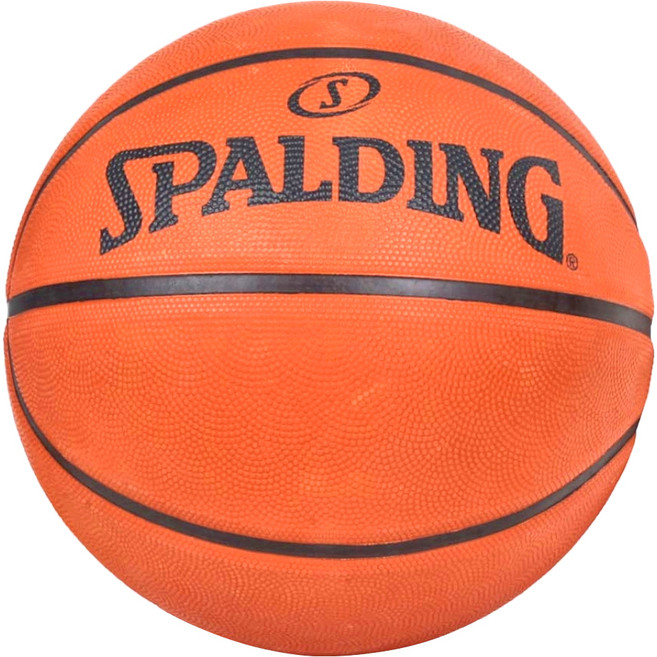 SPALDING 斯伯丁 經典橡膠籃球 棕色, SPA83794, 1顆