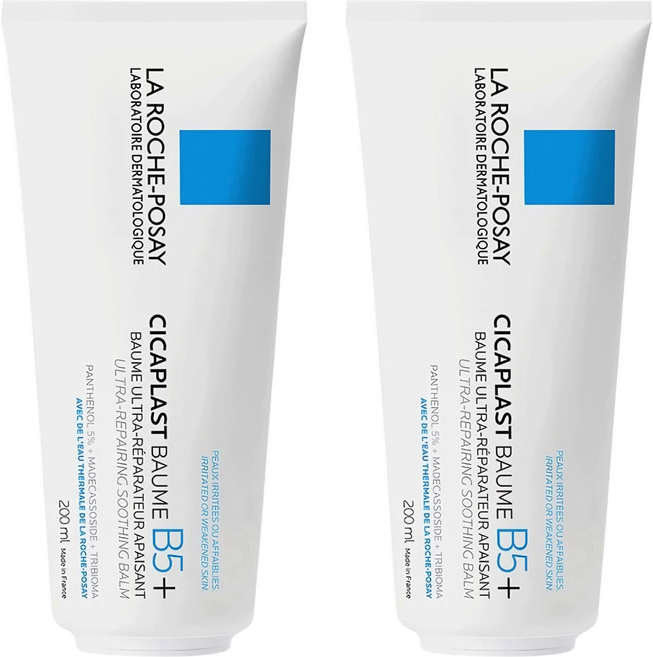 LA ROCHE POSAY 理膚寶水 台灣公司貨 B5+全面修復霜 升級版, 200ml, 2條