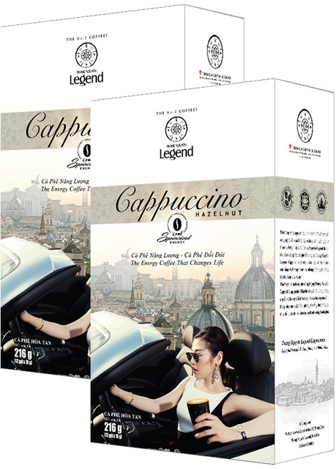 G7 카푸치노 헤이즐넛 커피믹스 내수용, 18g, 12개입, 2개