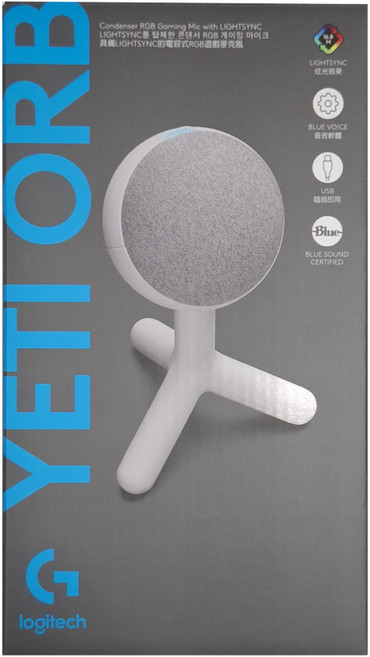 logitech G 羅技G YETI ORB USB麥克風, 白色