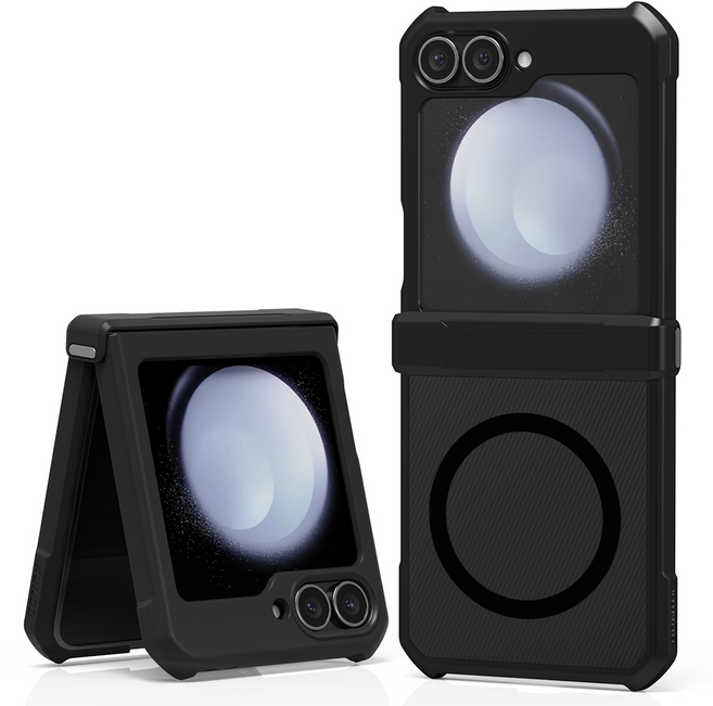 엑씨 파비스 힌지 보호 내장 맥세이프 호환 지문방지 무광 풀커버 휴대폰 케이스