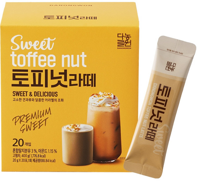 다농원 토피넛라떼, 20g, 20개입, 1개