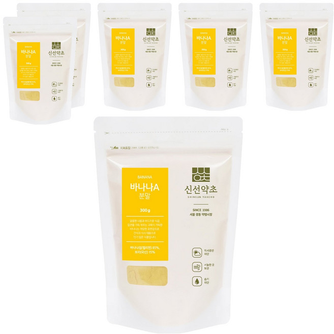 신선약초 바나나A분말, 300g, 6개
