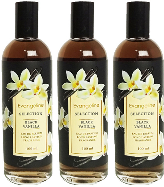 峇里島Evangeline EDP 香水 Black Vanilla 100ml, 3瓶