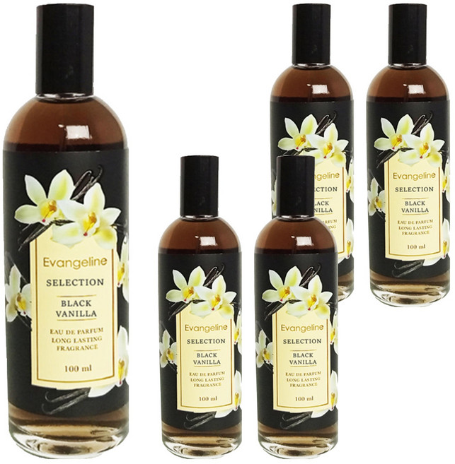 峇里島Evangeline EDP 香水 Black Vanill, 100ml, 5瓶