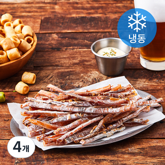 맛있게 구운 최강오징어(냉동), 130g, 4개