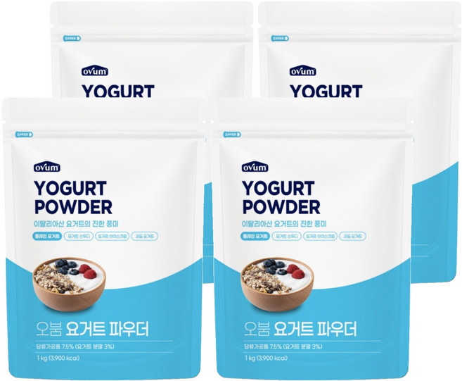 오붐 요거트 파우더, 1kg, 1개입, 4개