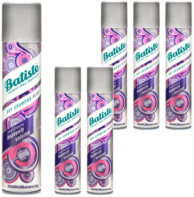 바티스트 드라이샴푸 헤븐리 볼륨, 200ml, 6개