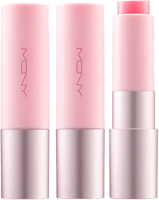 맥퀸뉴욕 베러댄키스 립밤 포 우먼, 파스텔핑크(피치 바닐라향), 3.5g, 2개