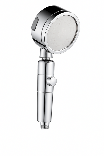 Winprice 三段調節省水蓮蓬頭, 銀色, 1個