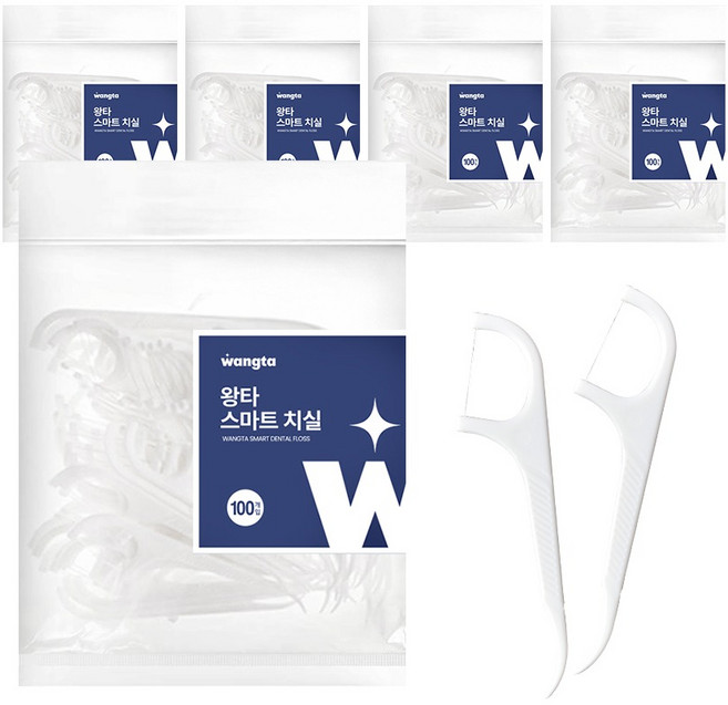 왕타 스마트 치실, 7.5cm, 500개입, 1개
