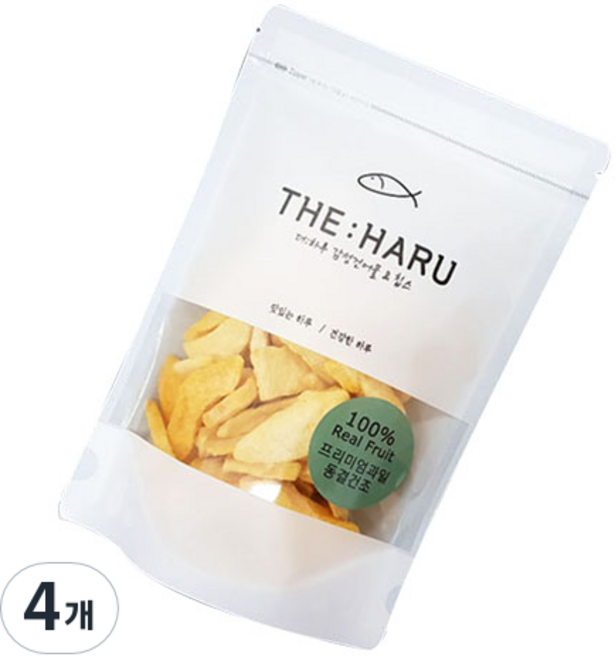 더하루칩스 복숭아칩, 100g, 4개