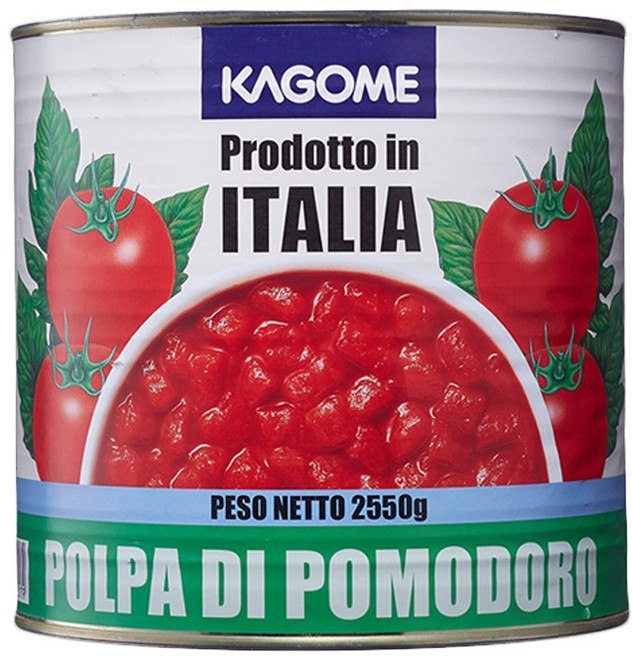 KAGOME 可果美 可美特 切角蕃茄, 2.55kg, 1桶