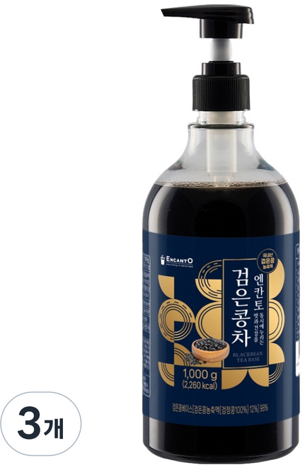 엔칸토 검은콩차 진액, 1kg, 3개
