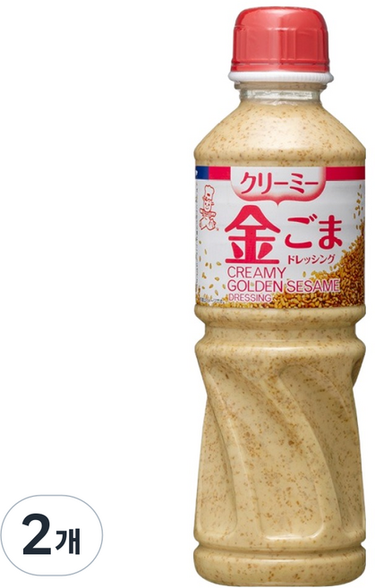 KENKO 크리미 골든 참깨 드레싱, 2개, 500ml